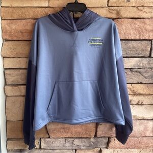 Under Armour blue gray Athletics Collective hoodie sweatshirt NWT Large